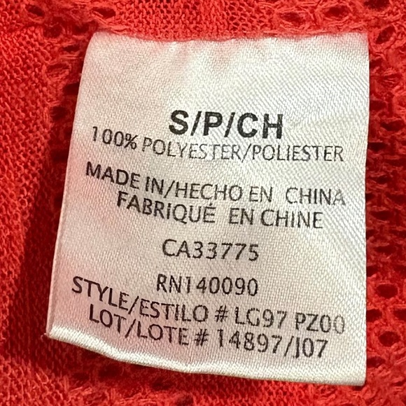 Point Zero, Vibrant Orange Beach Cover-Up, Small, Orange ☀️ - Picture 9 of 10